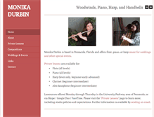 Tablet Screenshot of monikadurbin.com